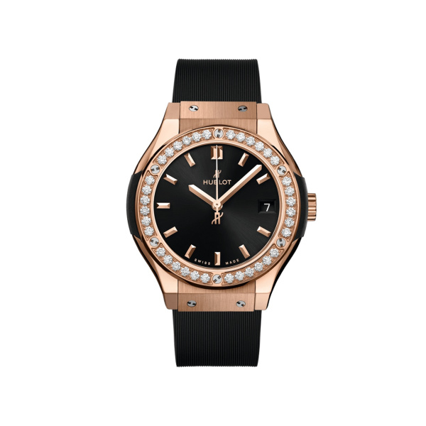 HUBLOT クラシック・フュージョン  キングゴールド ダイヤモンド 33mm 581.OX.1480.RX.1104
