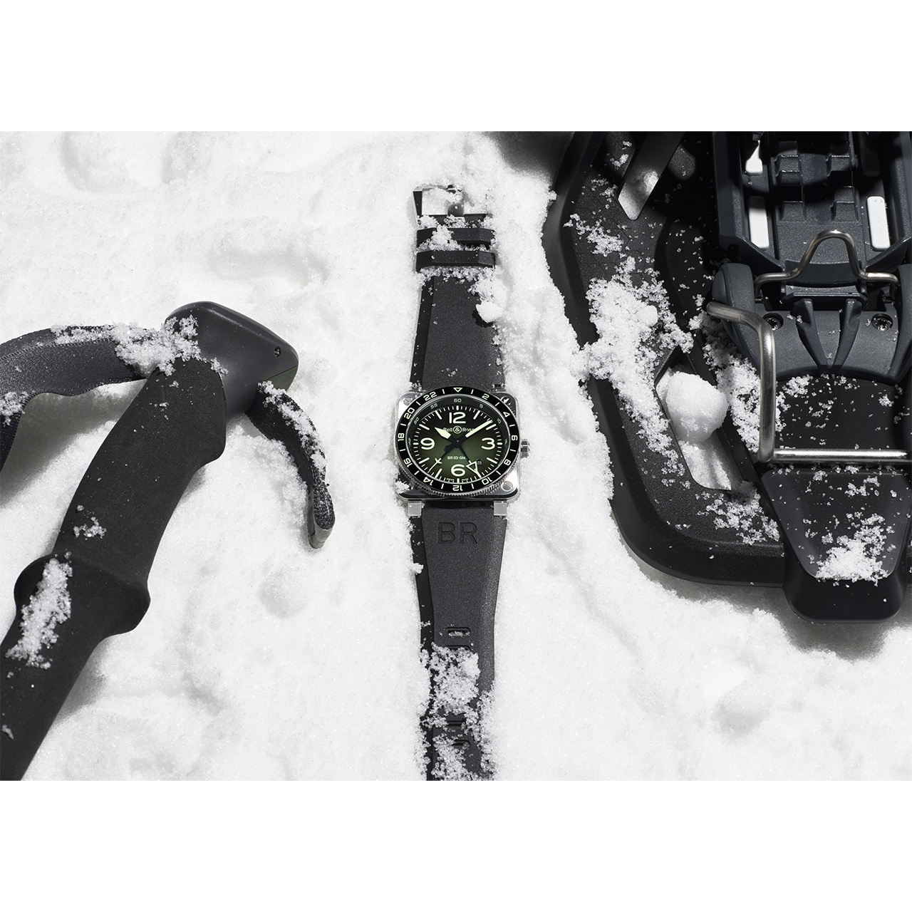 Bell & Ross BR-03 GMT グリーン ラム BR0393-GN-ST/SRB