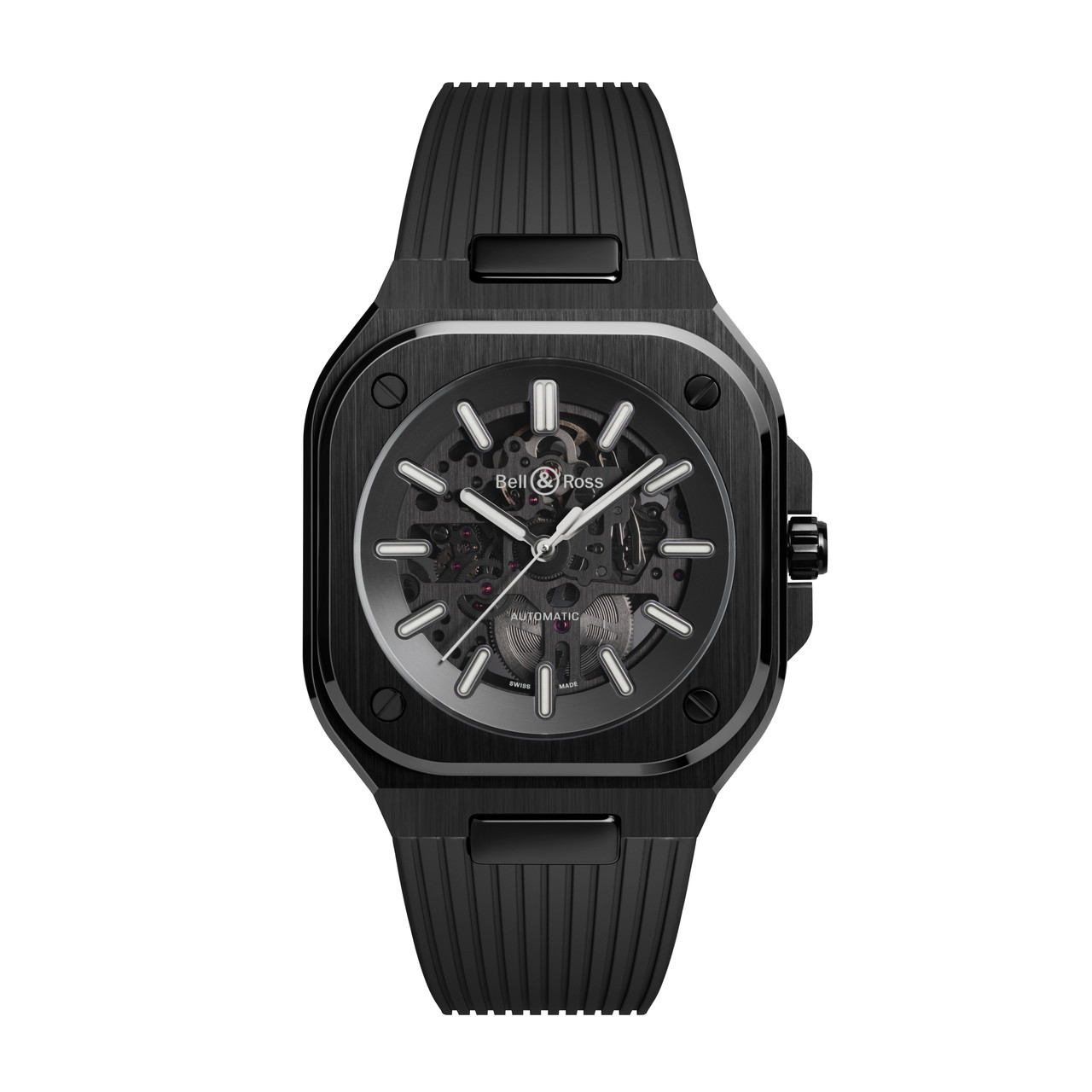 Bell & Ross BR 05 スケルトン ブラック セラミック BR05A-BL-SK-CE/SRB