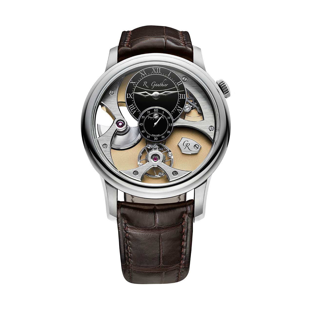 ROMAIN GAUTHIER インサイト・マイクロローター ホワイトゴールド-MON00370 MON00370