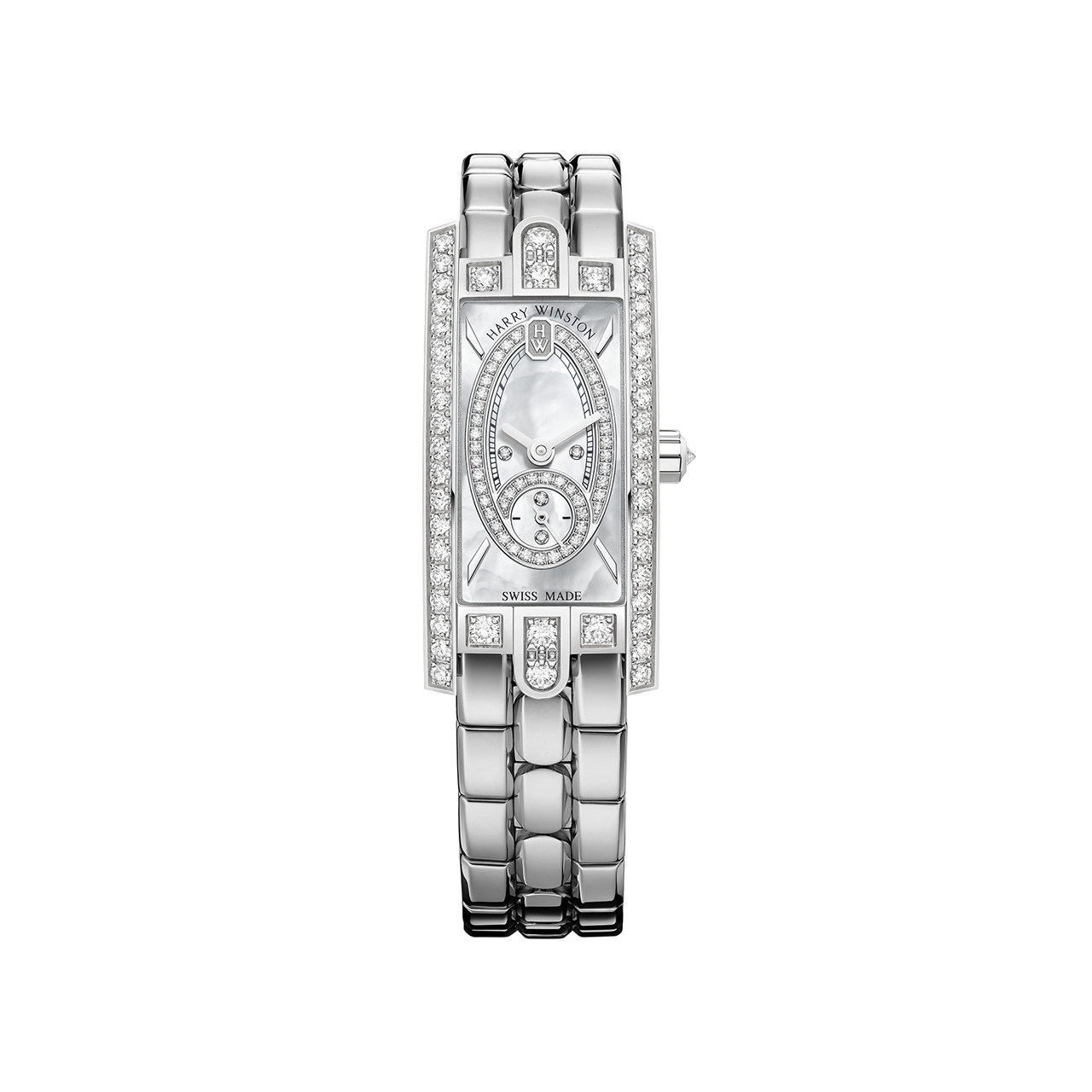 HARRY WINSTON HW アヴェニューC ミニ・スモールセコンド AVCQSS16WW002