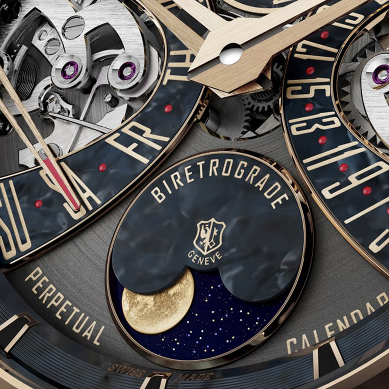 ROGER DUBUIS エクスカリバー バイレトログラード パーペチュアルカレンダー 40mm DBEX1178