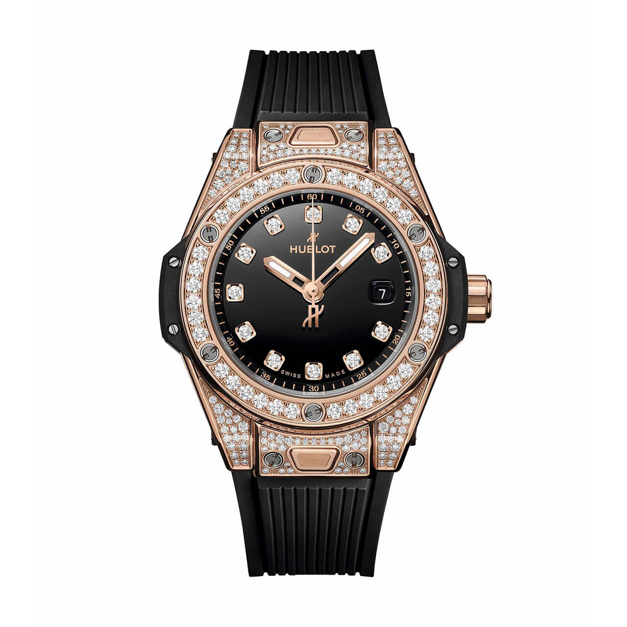 HUBLOT ビッグ・バン ワンクリック キングゴールド パヴェ 485.OX.1280.RX.1604