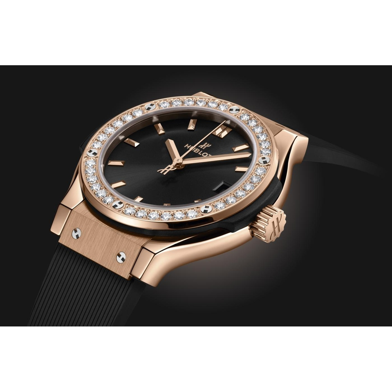 HUBLOT クラシック・フュージョン キングゴールド ダイヤモンド 33mm 581.OX.1480.RX.1104