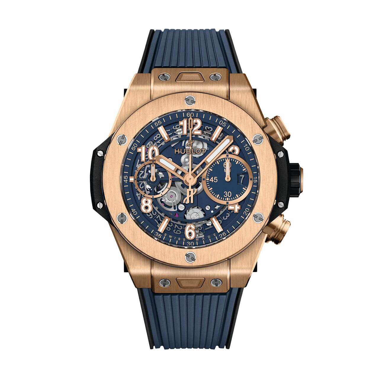 HUBLOT ビッグ・バン ウニコ キングゴールド ブルー 441.OX.5181.RX