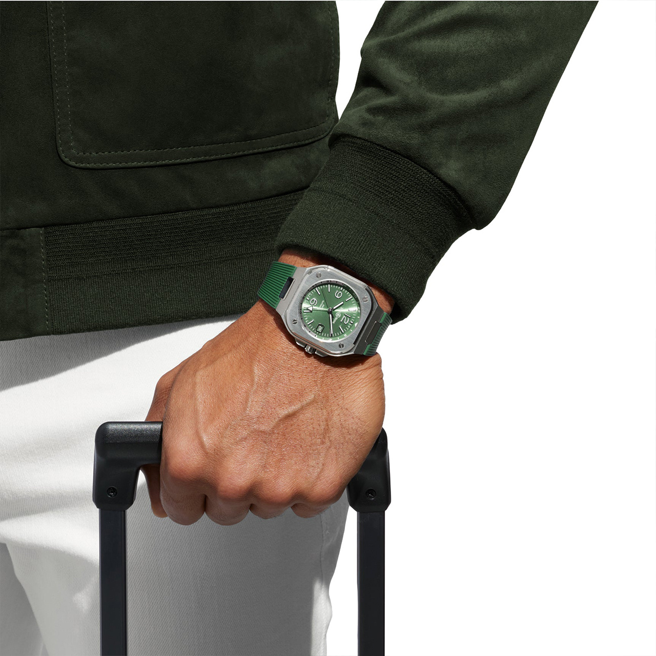 Bell & Ross BR-05 GMT グリーン スティール BR05G-GN-ST/SRB