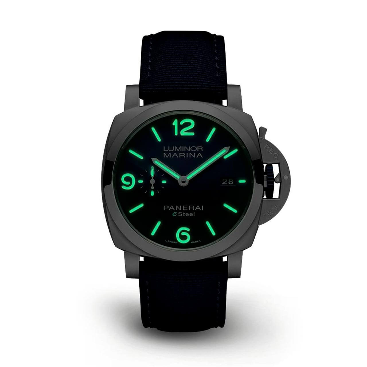 ホットなアイテム、ホットな節約 ルミノール PAM01157 ブループロフォンド ESteel™ マリーナ ルミノール マリーナ