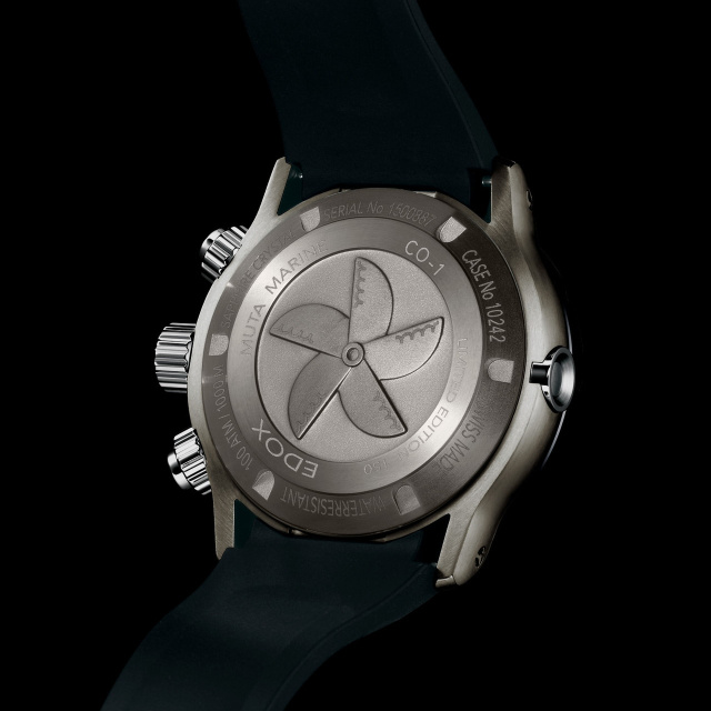 EDOX クロノオフショア1 クロノグラフ ムータ・マリン【エドックス×AJHH×ムータ・マリン コラボ】 10242-TINMUTA-BUINGM