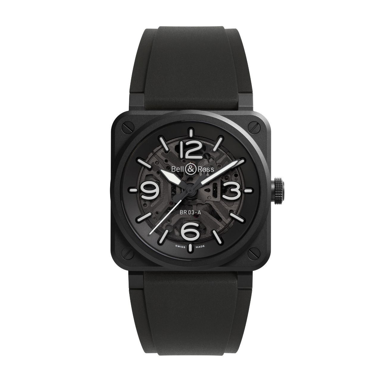 Bell & Ross BR-03 スケルトン ブラック セラミック BR03A-BL-SKCE/SRB