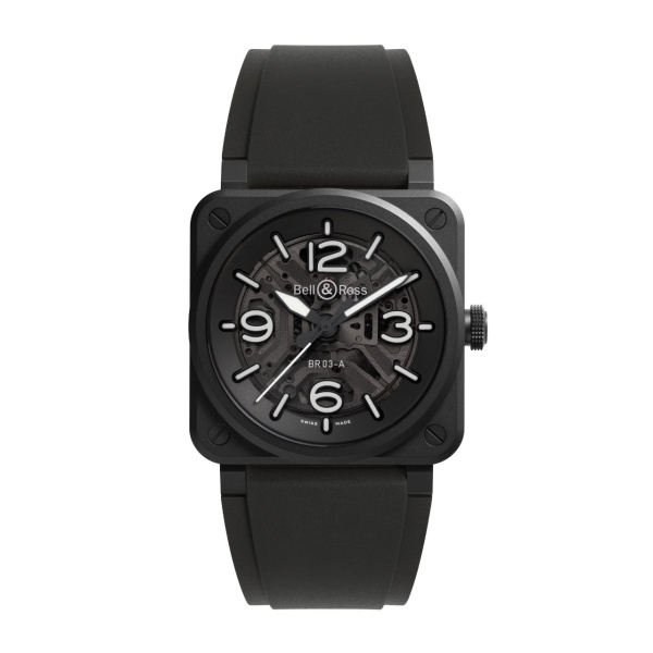 Bell & Ross BR-03 スケルトン ブラック セラミック BR03A-BL-SKCE/SRB