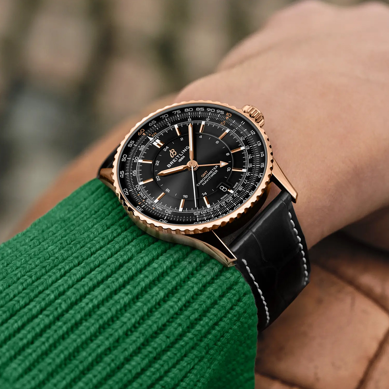 BREITLING ナビタイマー オートマチック GMT 41 ジャパン リミテッド R323101A1B1P1