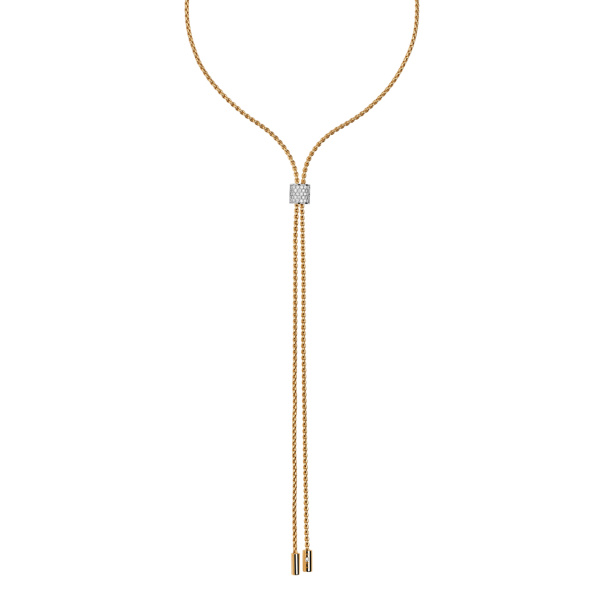 FOPE ARIA ダイヤモンドパヴェのスライドネックレス YG 89403CX_BB_G_GBX_070