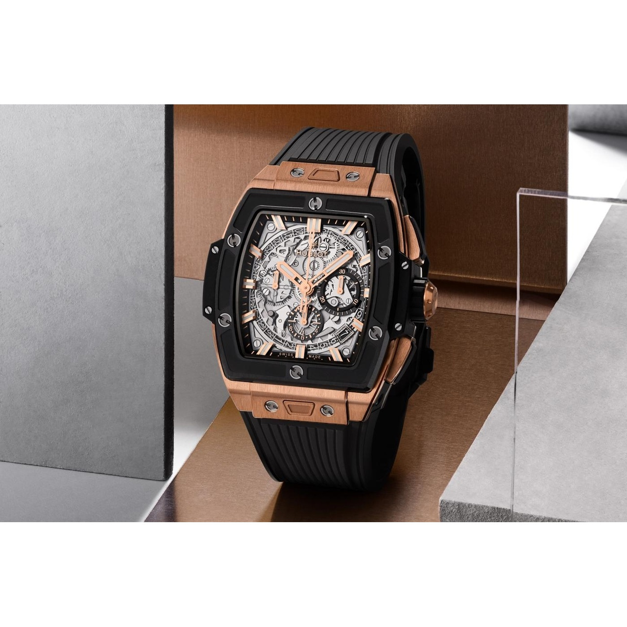 HUBLOT スピリット オブ ビッグ・バン  キングゴール セラミック 42mm 642.OM.0180.RX