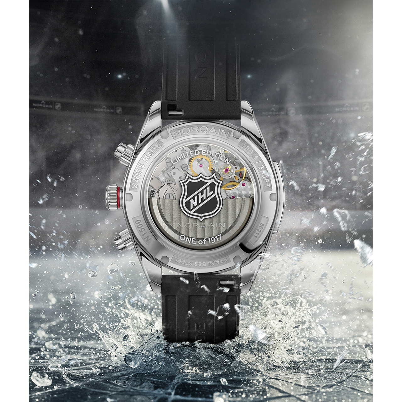 NORQAIN アドベンチャー クロノ 41mm NHL リミテッドエディション N1500.17S05.W01