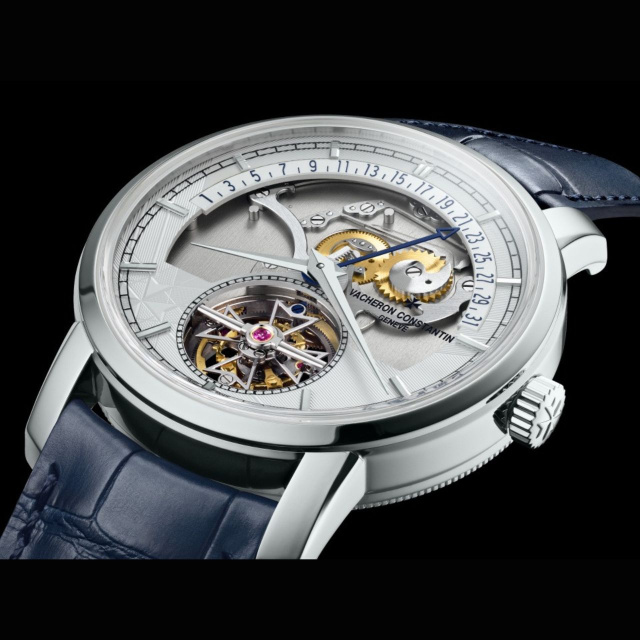 VACHERON CONSTANTIN トラディショナル トゥールビヨン・レトログラード・デイト・オープンフェイス 6010T/000P-H055