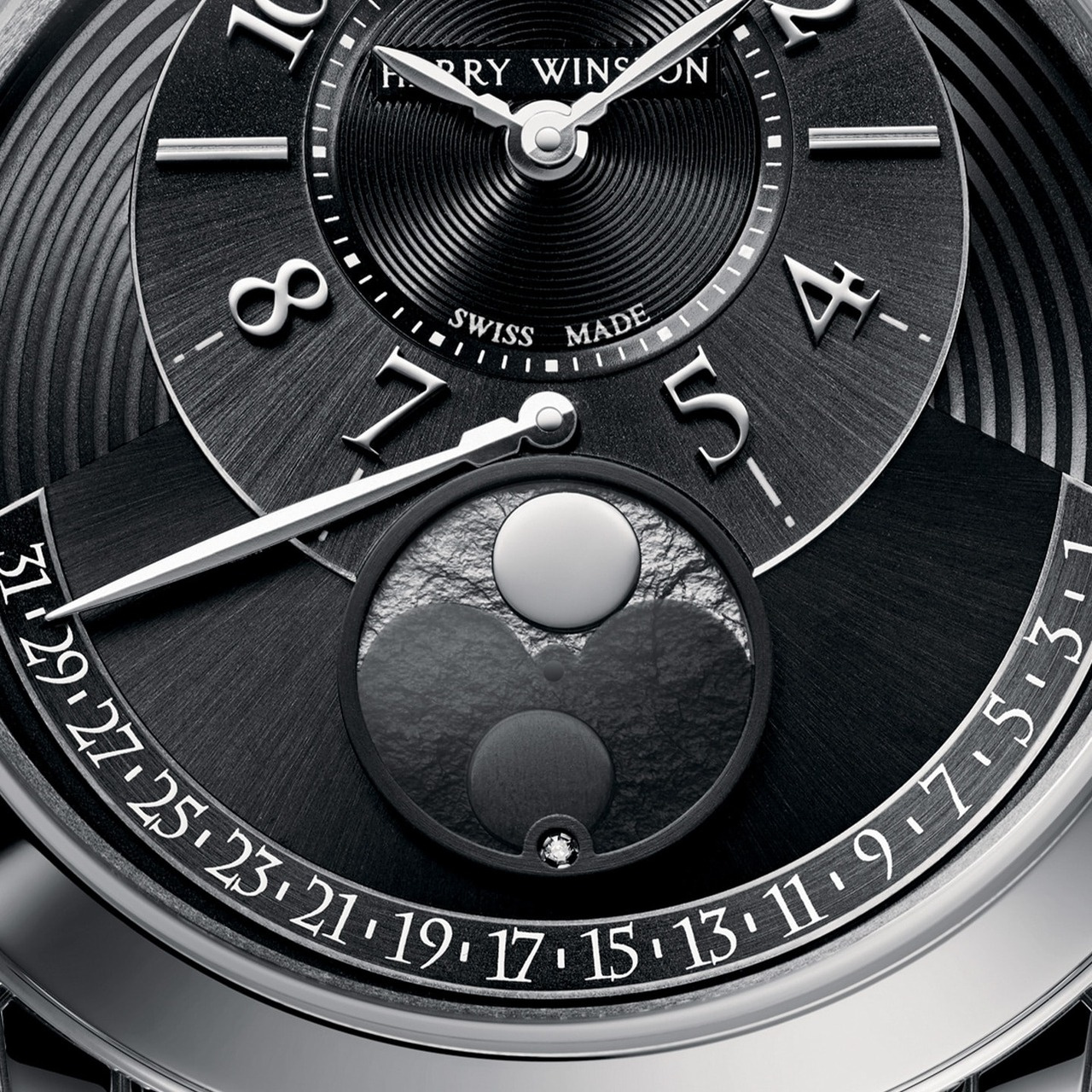 HARRY WINSTON ミッドナイト ムーンフェイズ オートマティック 42mm MIDAMP42WW002