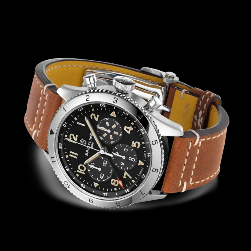 BREITLING スーパー アヴィ B04 クロノグラフ GMT 46 P-51 マスタング AB04453A1B1X1