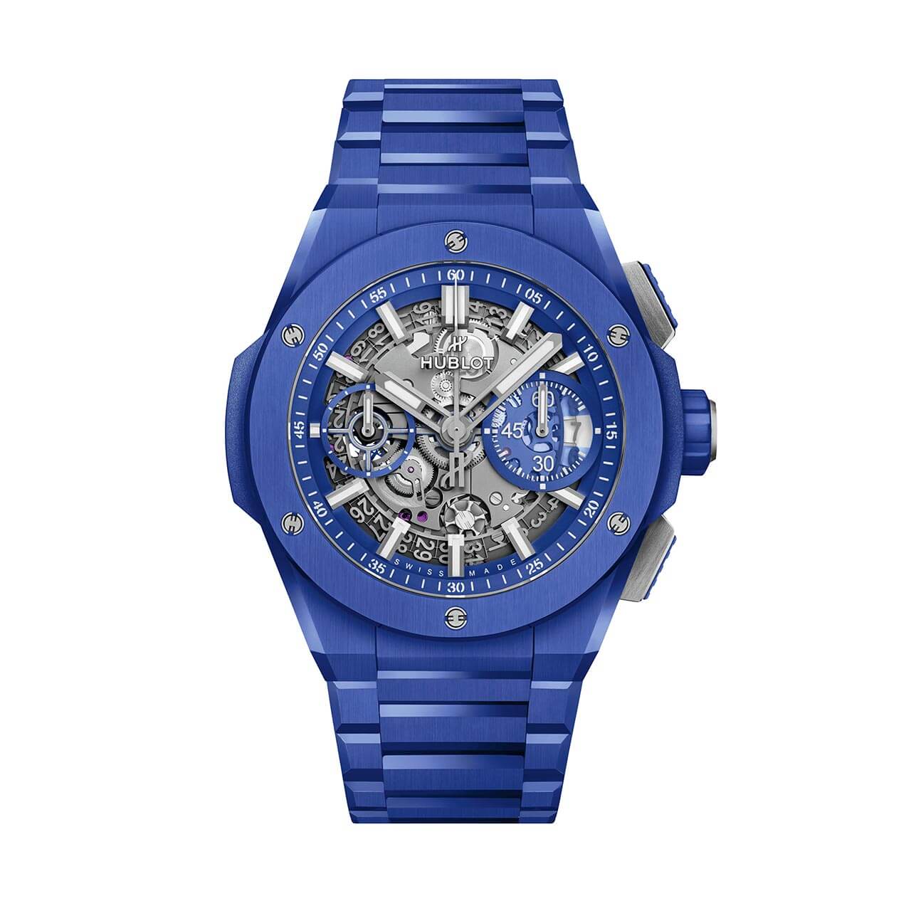 HUBLOT ビッグ・バン インテグレーテッド インディゴブルーセラミック 451.EX.5129.EX