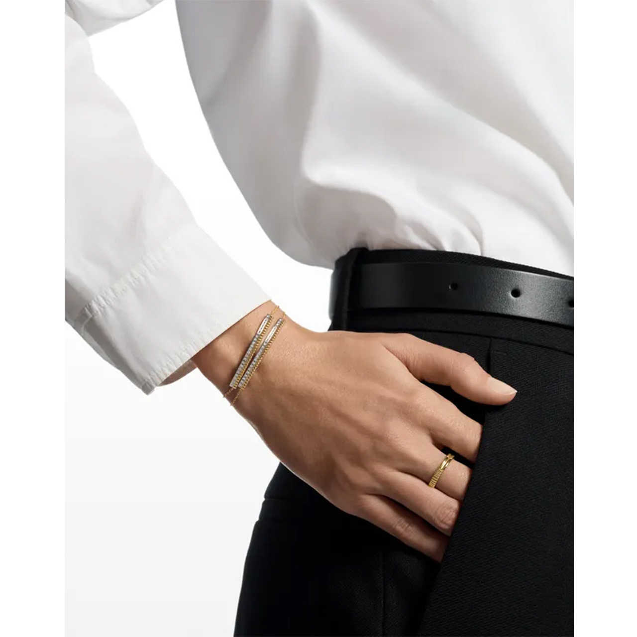 BOUCHERON キャトル ラディアント グログラン・ゴドロン リング JAL00311