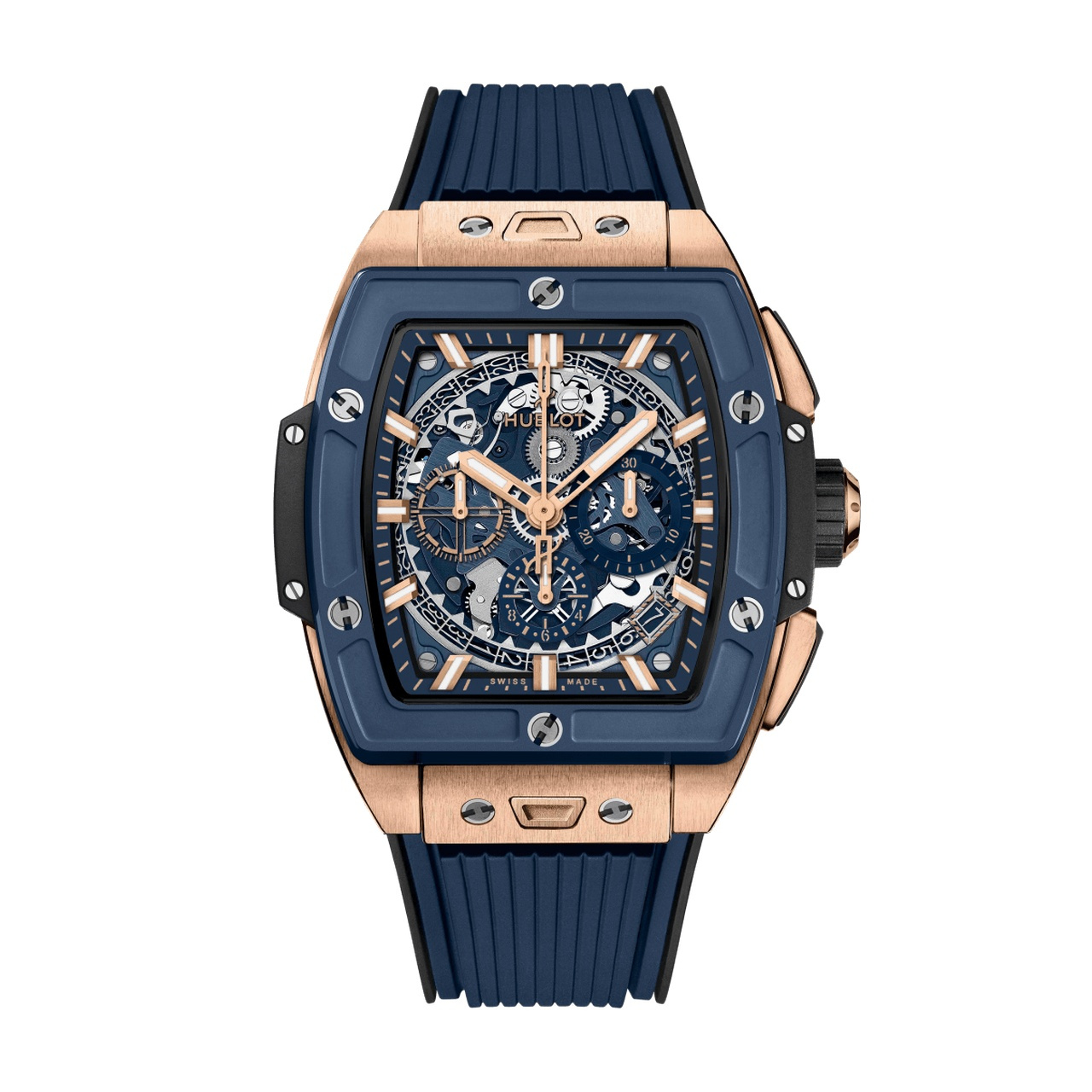 HUBLOT スピリット オブ ビッグ・バン キングゴールド ブルーセラミック 42mm 642.OL.7180.RX