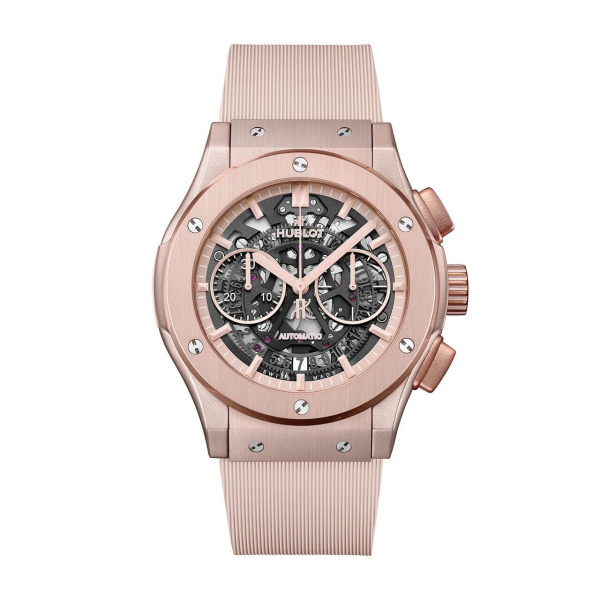アエロ・フュージョン クロノグラフ アルミニウム ピンク BY HUBLOT アエロ・フュージョン クロノグラフ アルミニウム ピンク ウブロ