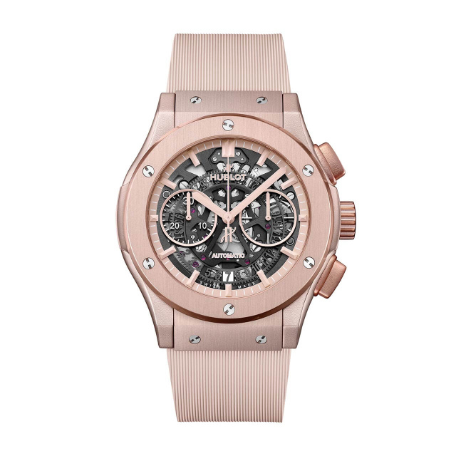 HUBLOT アエロ・フュージョン クロノグラフ アルミニウム ピンク 525.UP.0192.RX.JPN