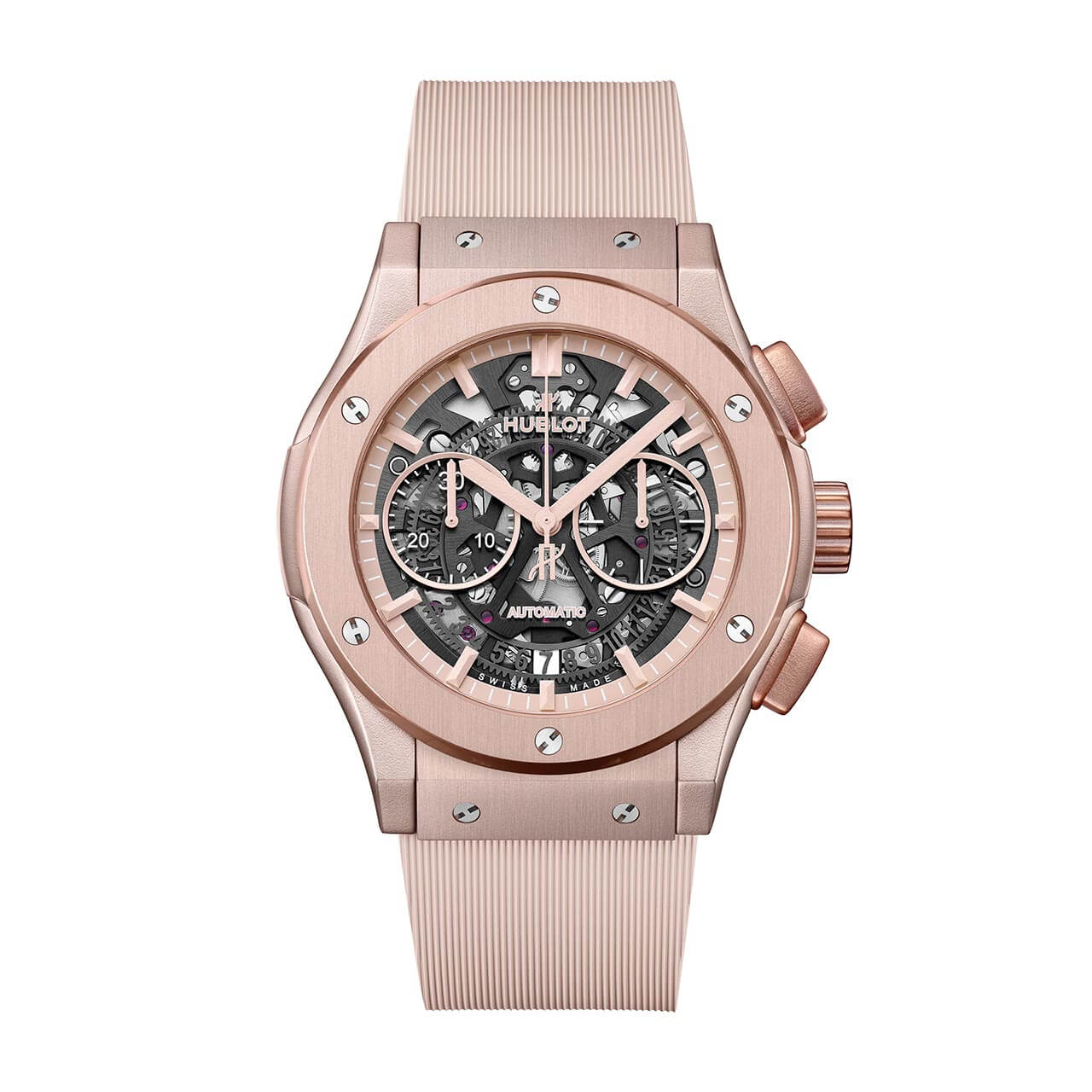 HUBLOT アエロ・フュージョン クロノグラフ アルミニウム ピンク 525.UP.0192.RX.JPN