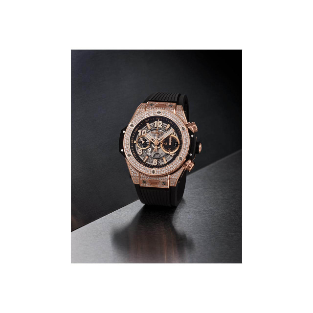 HUBLOT ビッグ・バン ウニコ キングゴールド パヴェ 421.OX.1180.RX.1704