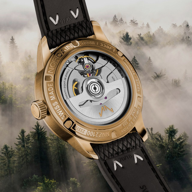 NORQAIN フリーダム 60 GMT 40mm ブロンズ アンスラサイト NNZ2100ZLG/T215/20BPR.18Z