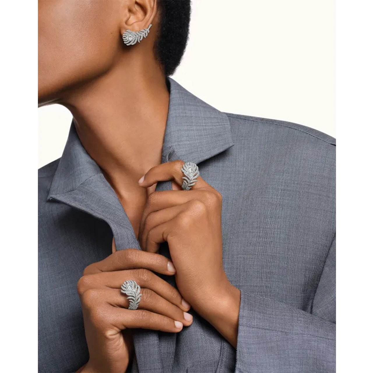 BOUCHERON プリュム ドゥ パオン リング スモール JRG02810