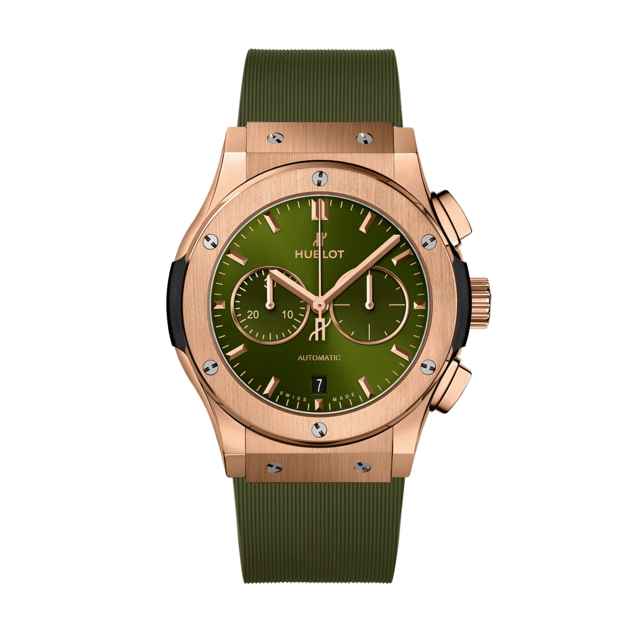クラシック・フュージョン クロノグラフ キングゴールド グリーン 42mm BY HUBLOT クラシック・フュージョン クロノグラフ キングゴールド グリーン 42mm バイ ウブロ