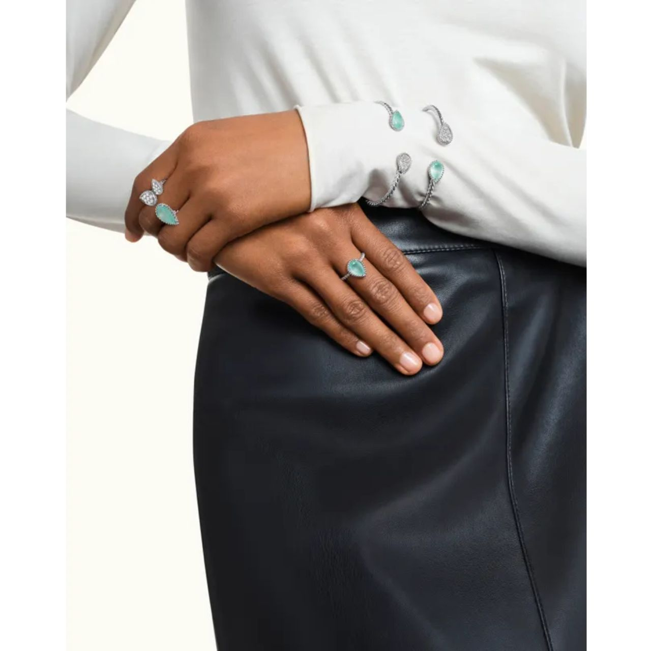 BOUCHERON セルパンボエム アクアプレーズ リング スモール JRG03137