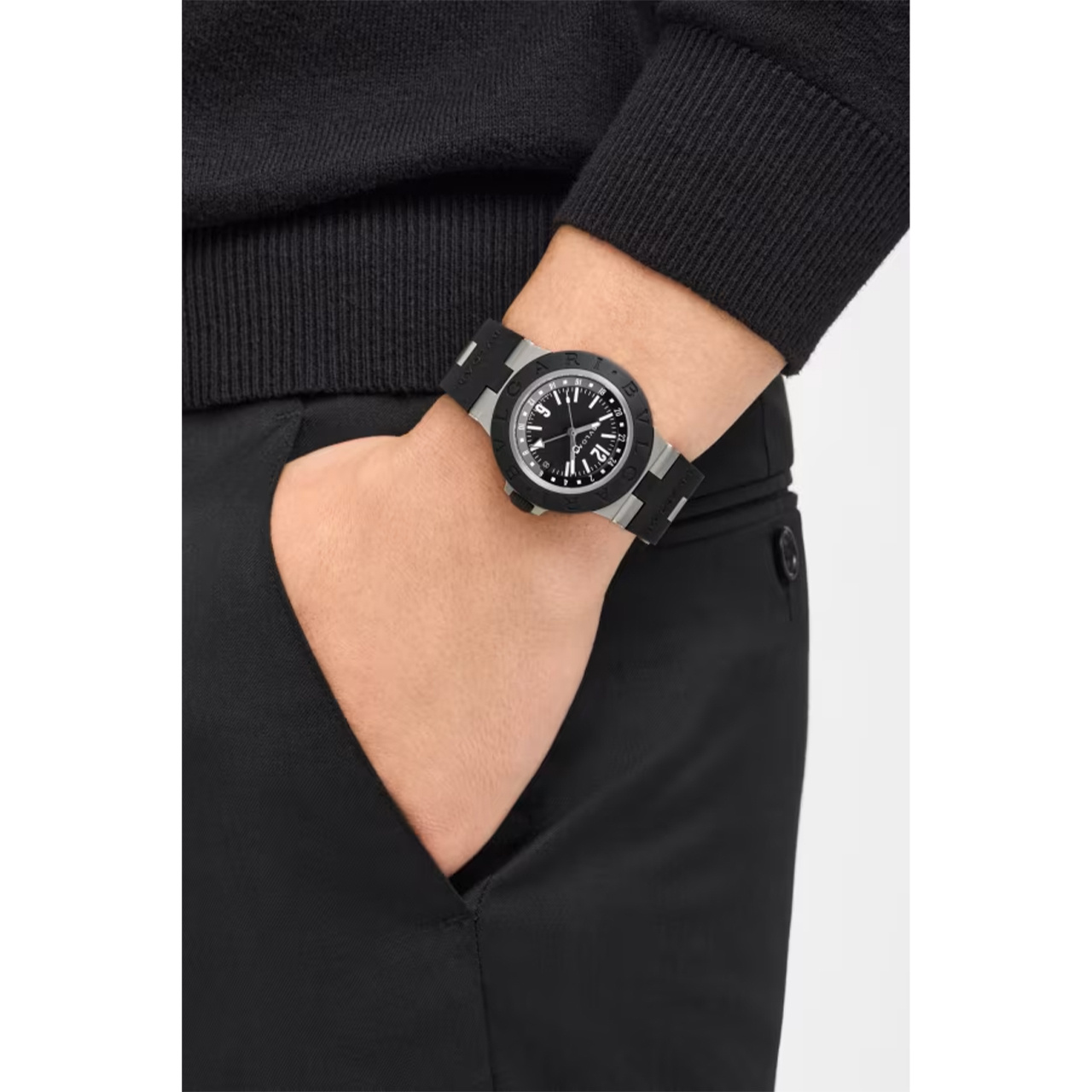 BVLGARI ブルガリ チタニオ GMT ウォッチ 104300