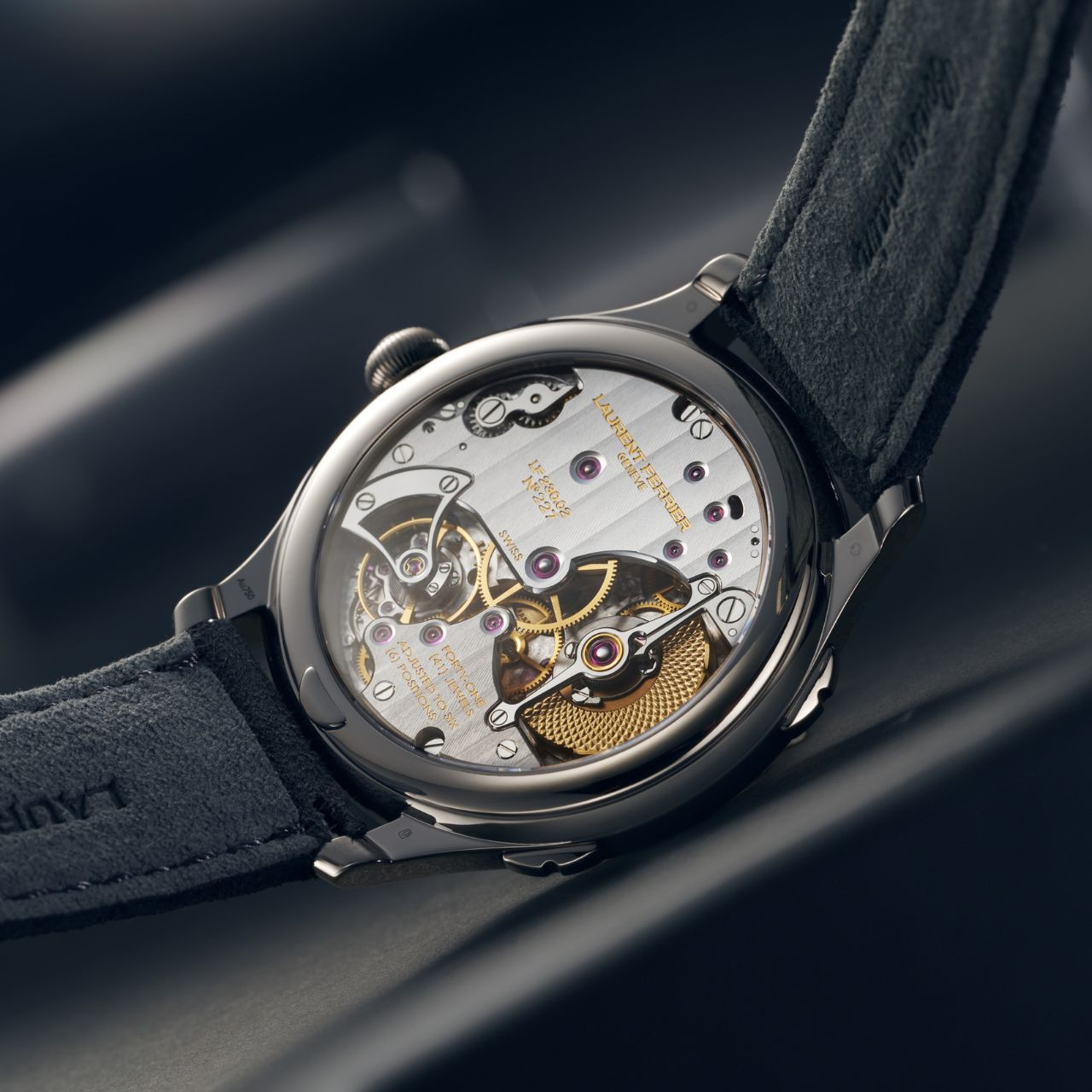LAURENT FERRIER クラシック・トラベラー グローブナイトブルー LCF012.G1.NGE10