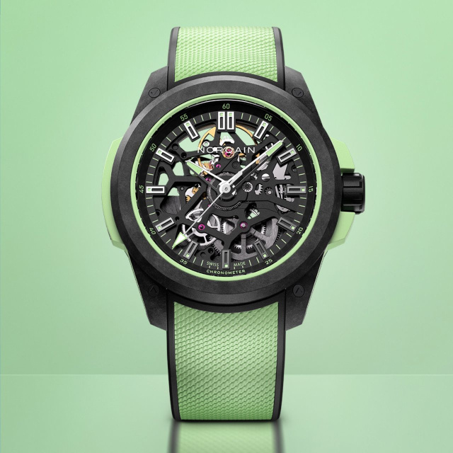 NORQAIN ワイルド ワン スケルトン 39mm 限定モデル ミント NNQ3001QBMT1LAS/B001
