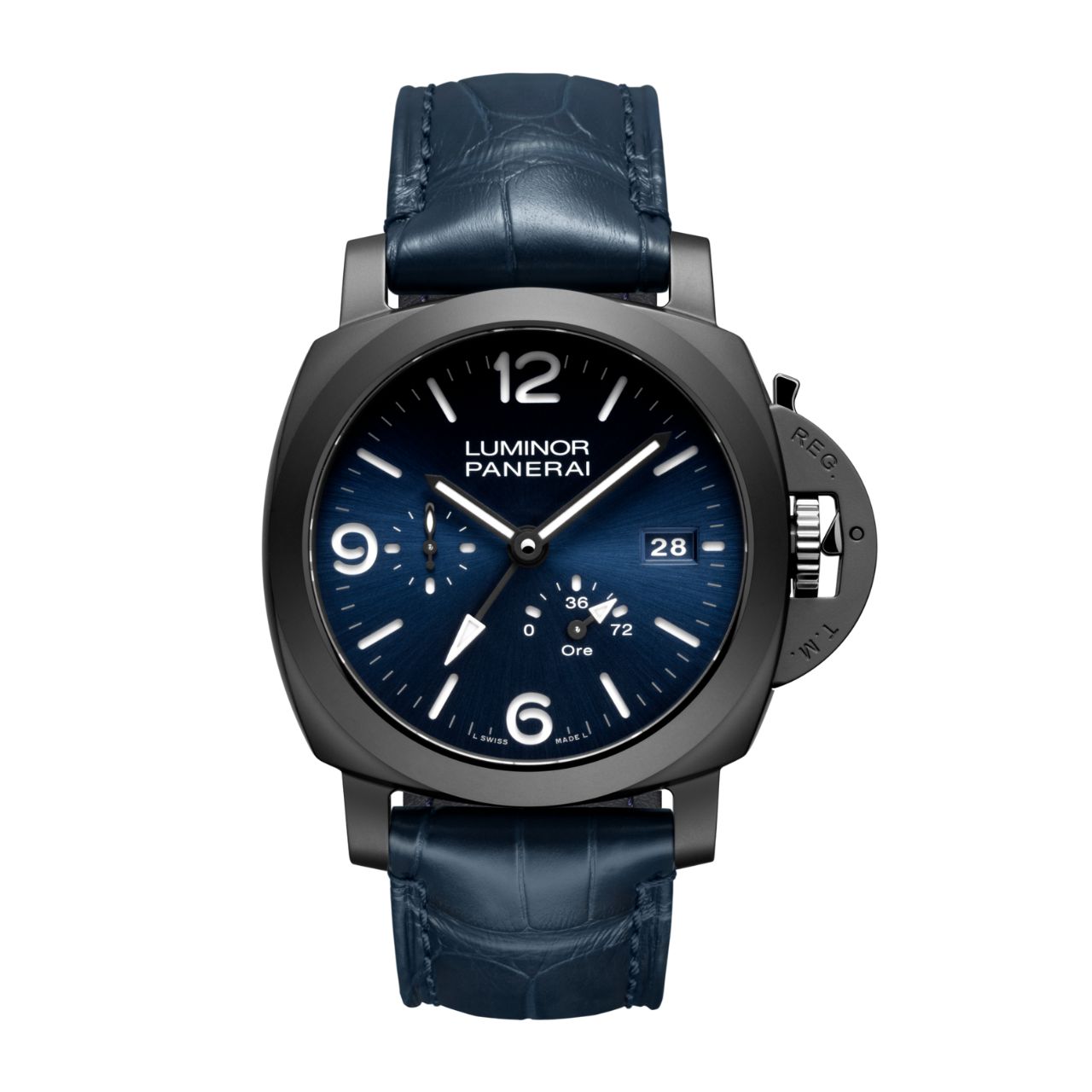 PANERAI ルミノール GMT パワーリザーブチェラミカ PAM01574