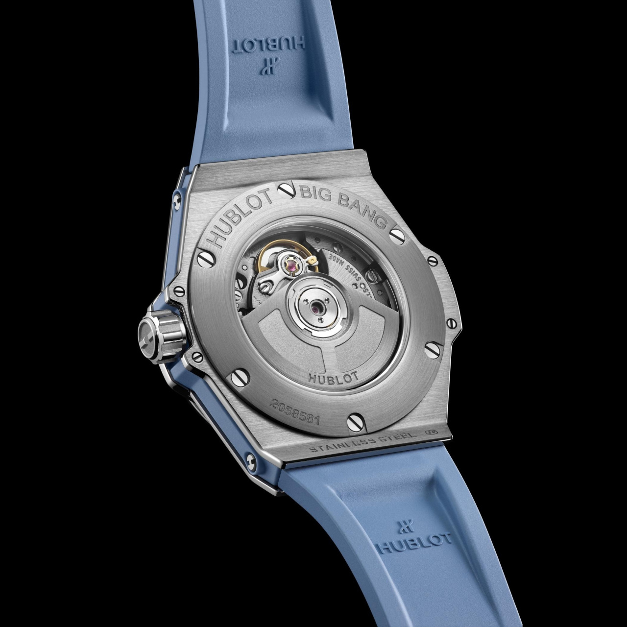 HUBLOT ビッグ・バン ワンクリック スチール コールブルー ダイヤモンド 485.SX.717B.RX.1204