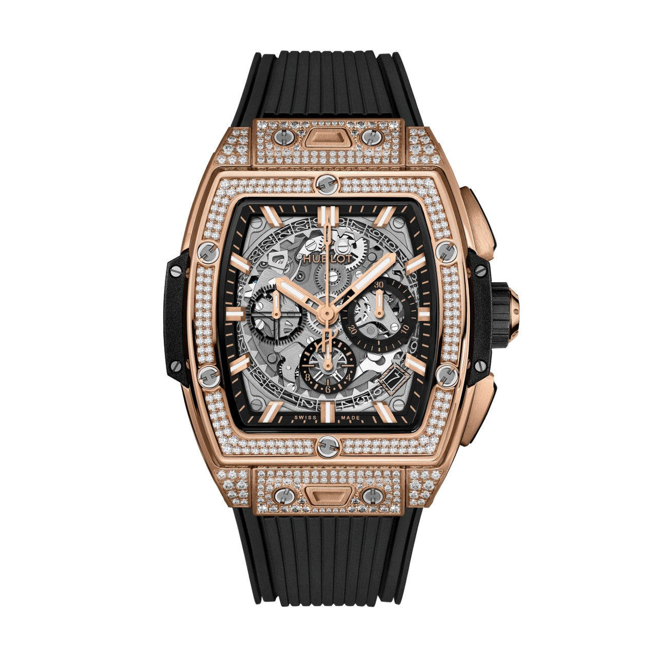 HUBLOT スピリット オブ ビッグ・バン キングゴールド パヴェ 42mm 642.OX.0180.RX.1704