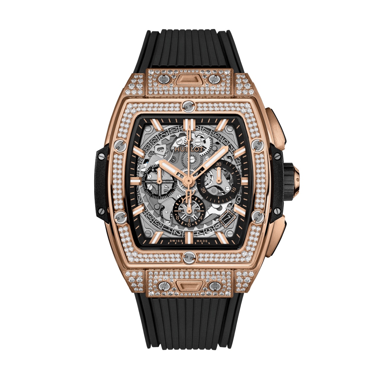 スピリット オブ ビッグ・バン キングゴールド パヴェ 42mm BY HUBLOT スピリット オブ ビッグ・バン キングゴールド パヴェ 42mm バイ ウブロ