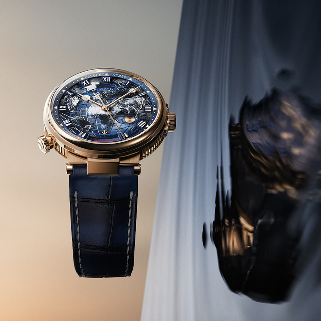 Breguet マリーン オーラ・ムンディ 5555 5555BH/YS/9WV