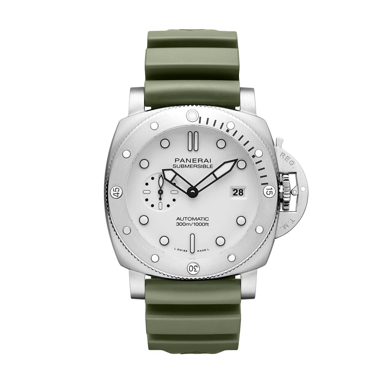 誕生日プレゼント サブマーシブル クアランタクアトロ PAM01226｜PANERAI ビアンコ 3針（時、分、秒）