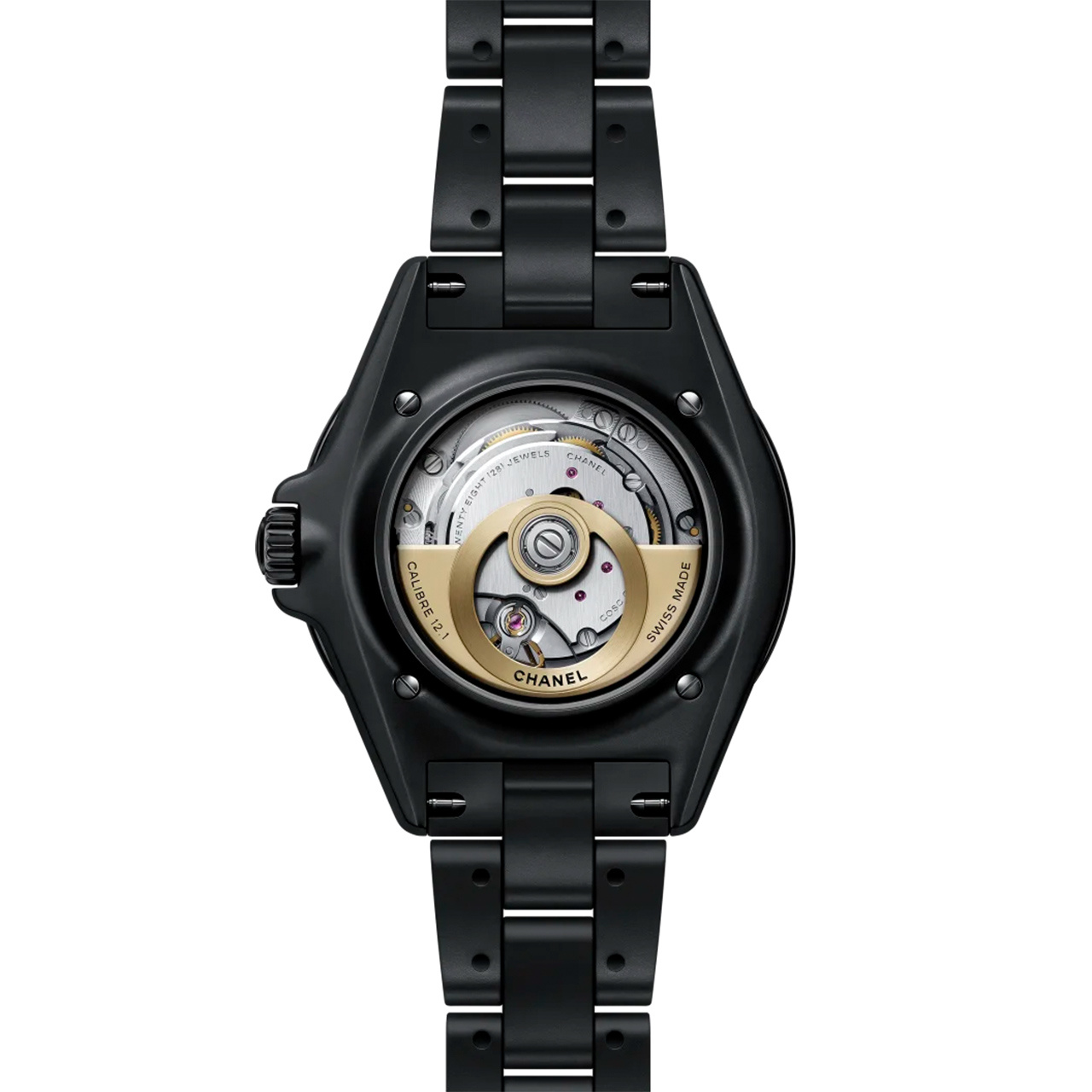 CHANEL J12 ゴールデン ブラック キャリバー 12.1, 42mm H11060