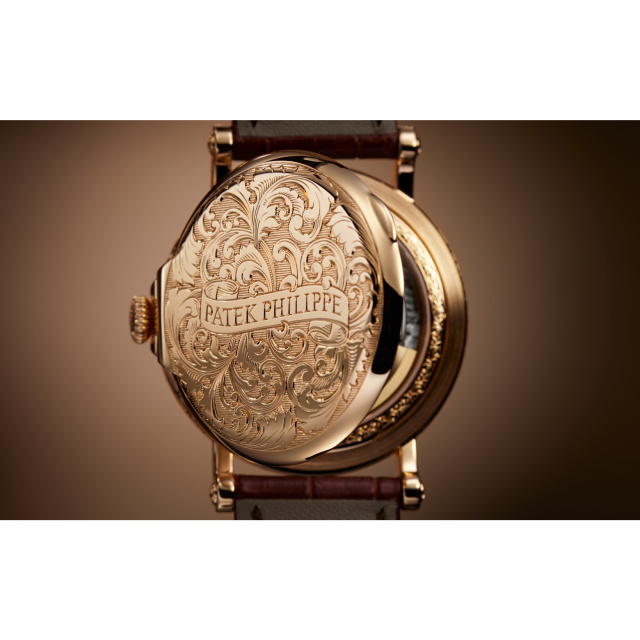 PATEK PHILIPPE レトログラード日付表示針付永久カレンダー, 希少なハンドクラフト 5160/500R-001