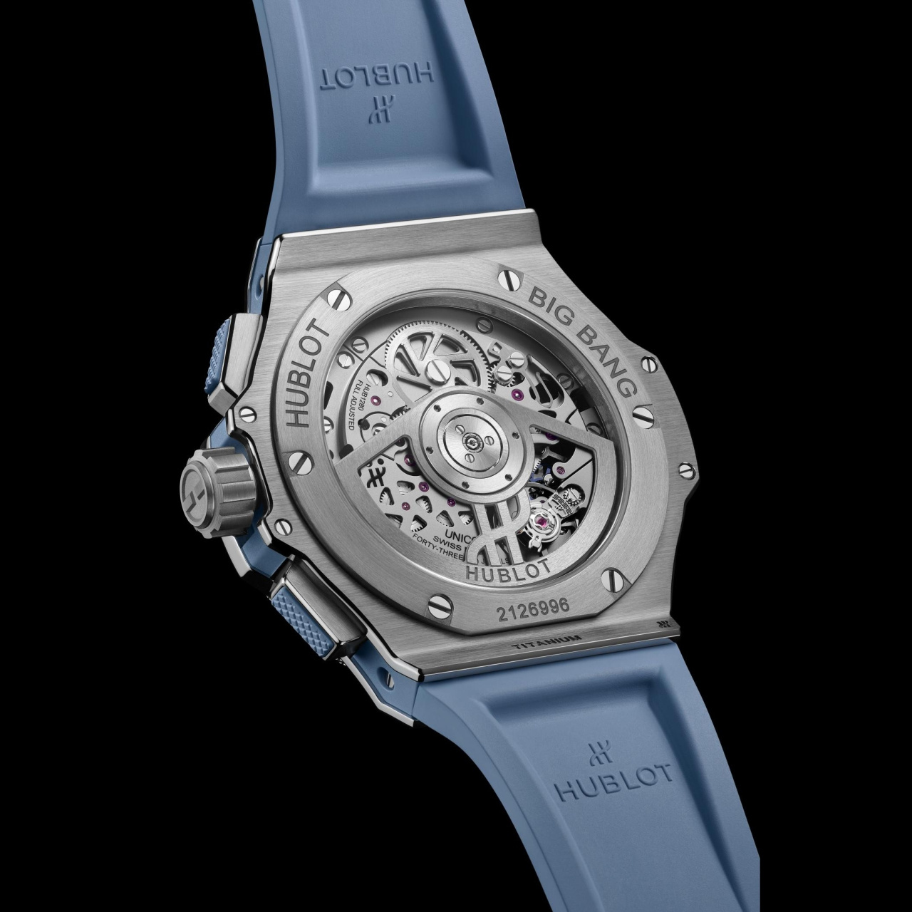 HUBLOT ビッグ・バン オリジナル ウニコ チタニウム コールブルー 431.NX.717B.RX