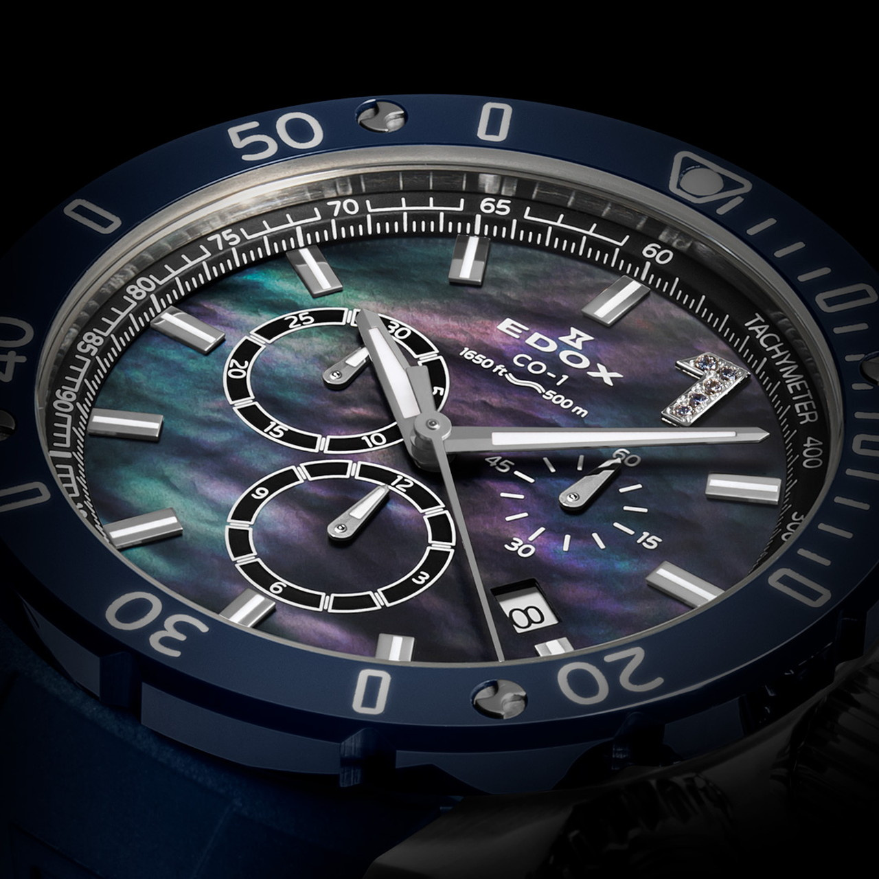 エドックス 腕時計 クロノオフショア1 クロノグラフ  10221