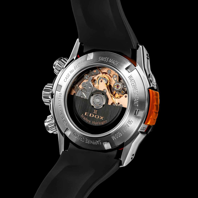 EDOX クロノオフショア1 ベゼルロック クロノグラフ オートマティック 01128-3NOCA-BUIDN