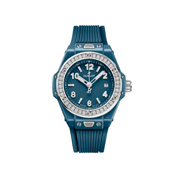 ビッグ・バン ワンクリック ぺトロールブルーセラミック ダイヤモンド BY HUBLOT ビッグ・バン ワンクリック ぺトロールブルーセラミック ダイヤモンド ウブロ