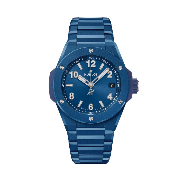 HUBLOT ビッグ・バン インテグレーテッド タイムオンリー ブルーセラミック 457.EX.7170.EX