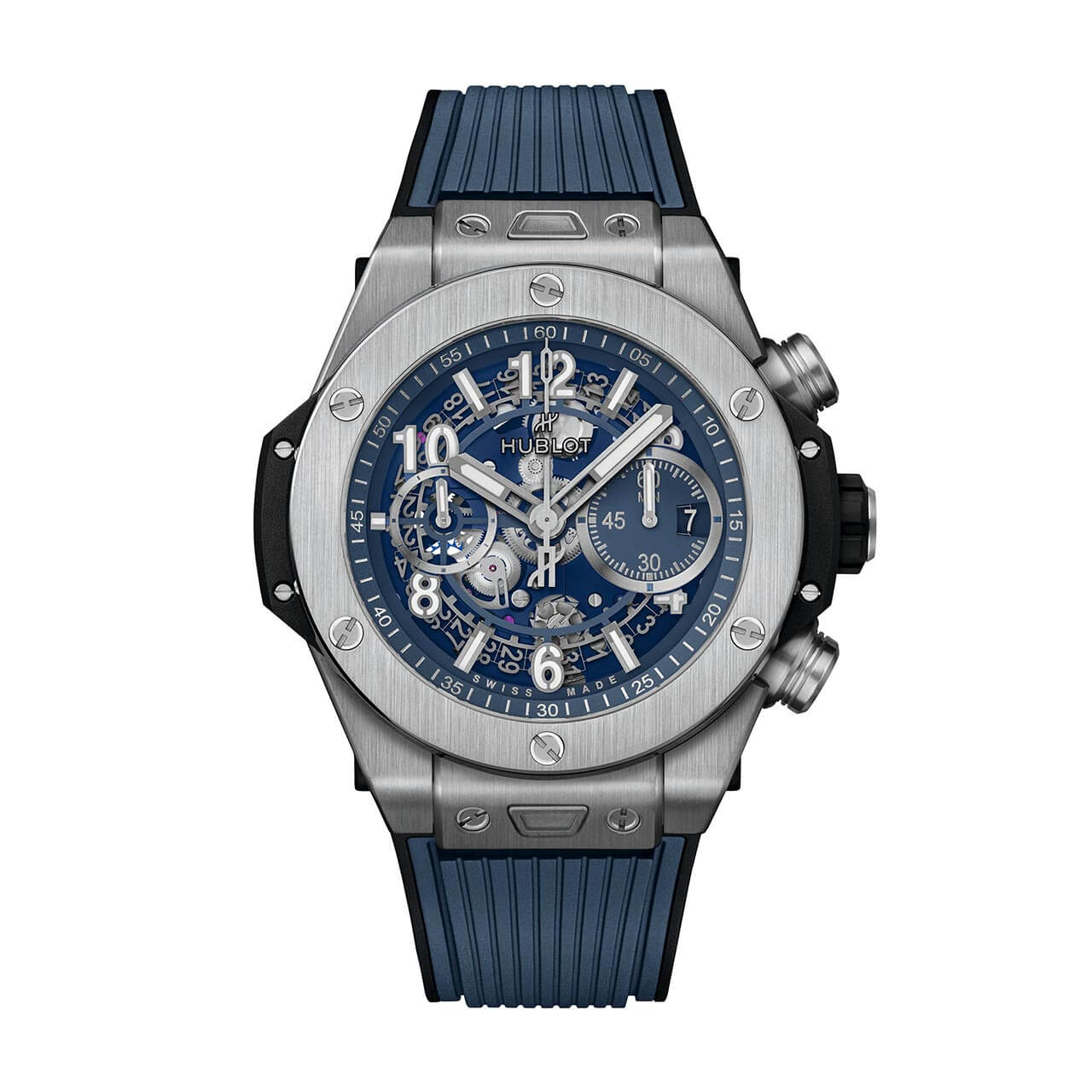 HUBLOT ビッグ・バン ウニコ チタニウム ブルー 421.NX.5170.RX