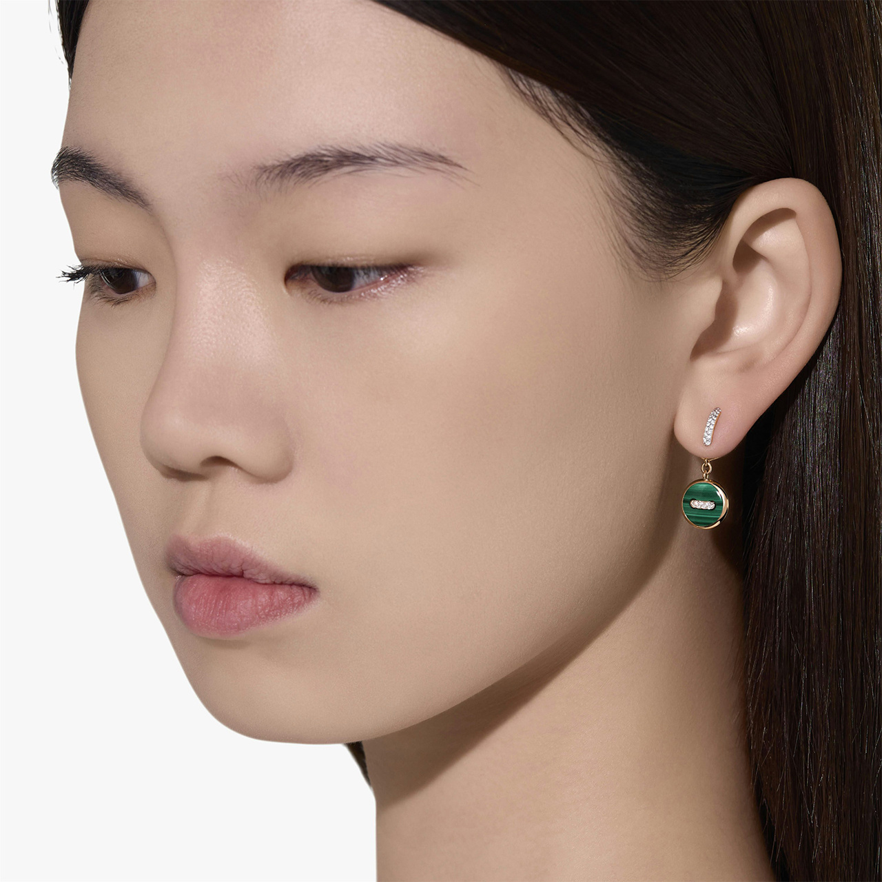 Pomellato 「ポムポムドット」リバーシブルピアス POC5030-O7WHR-DB0MY